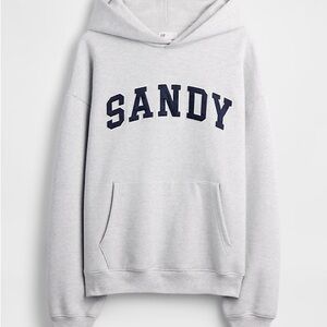 Gap x Sandy Liang Adult Extra Heavyweight Logo Oversized Hoodie